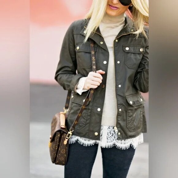 J Crew resin-coated twill field jacket - Picture 10 of 11